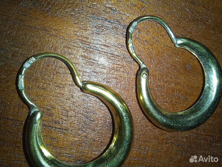 Серьги калачи