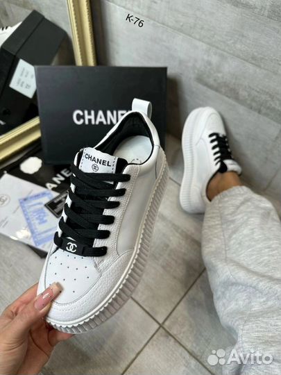 Кеды Chanel кожаные (36-40)