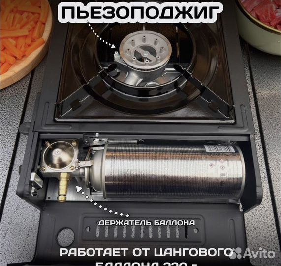 Газовая плита в кейсе 