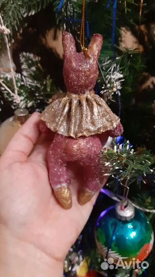 Ватная игрушка Зайчик