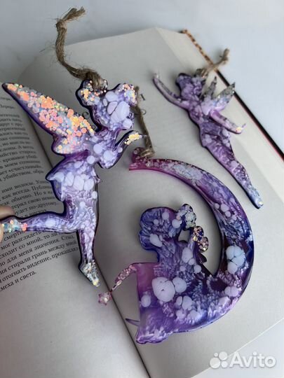 Ёлочные игрушки из эпоксидной смолы