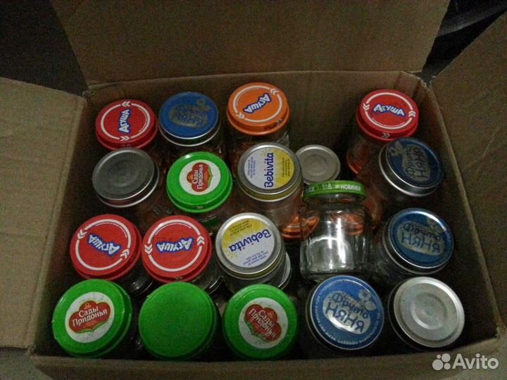 Баночки от пюрешек