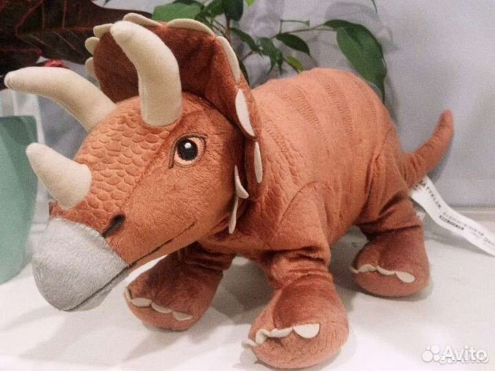 Детская игрушка IKEA Трицератопс динозавр