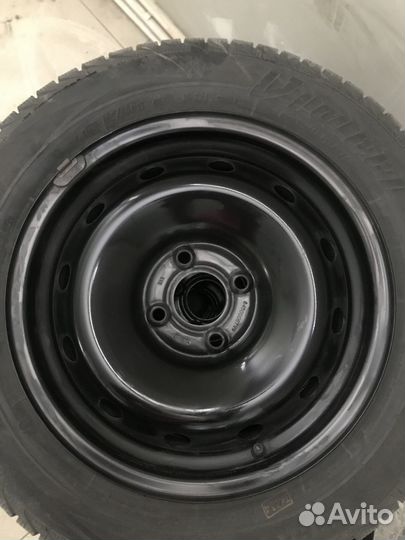Автошина зимняя в сборе с диском Р15 185-65-15