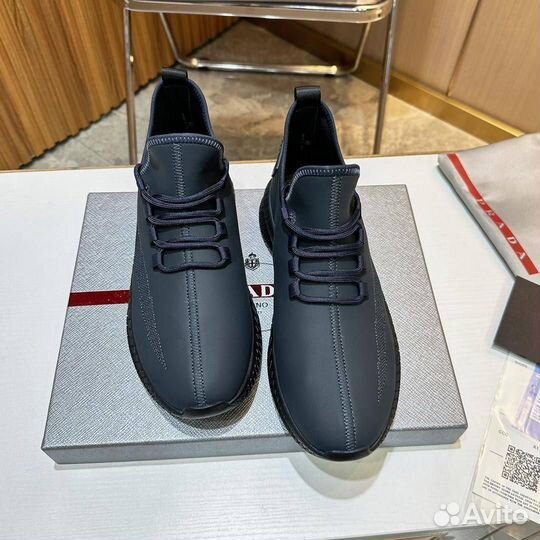 Кроссовки мужские кожаные Prada 39-45