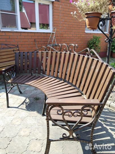 Скамья радиусная