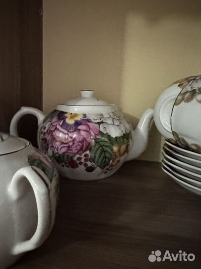 Сервиз чайный фарфоровый