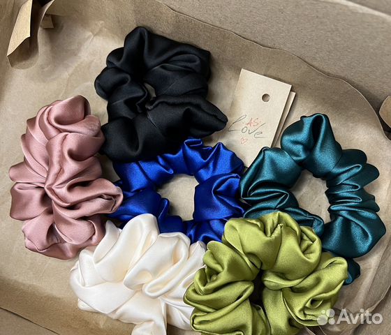 Резинка для волос (атлас, шелк )