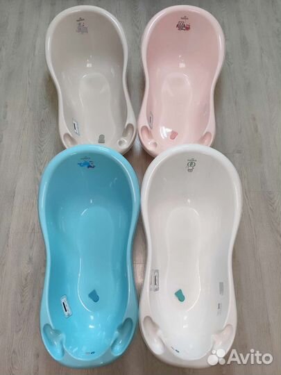 Ванночки для купания детские с градусником