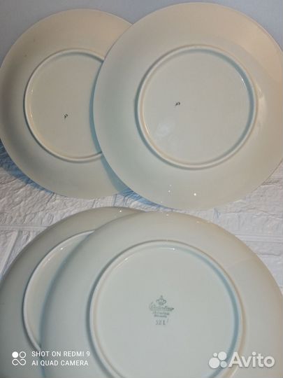 Фарфоровые тарелки Германии Бавария, винтаж