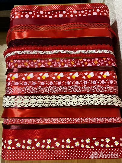 Ленты красные, синие, бирюзовые, голубые, зеленые