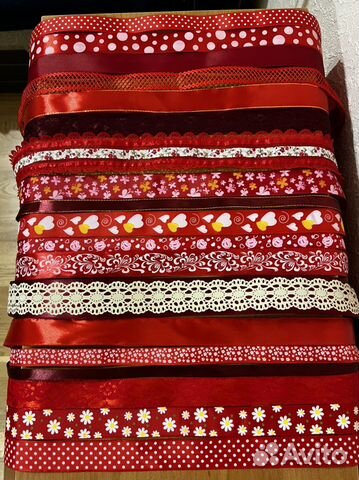 Ленты красные, синие, бирюзовые, голубые, зеленые