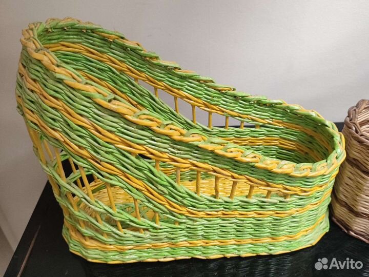 Изделия из газетных трубочек