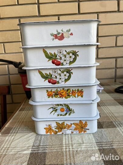 Эмалированные лотки для заливного