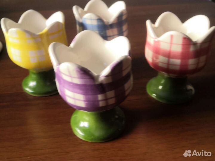 Комплект подставок для яиц фарфор