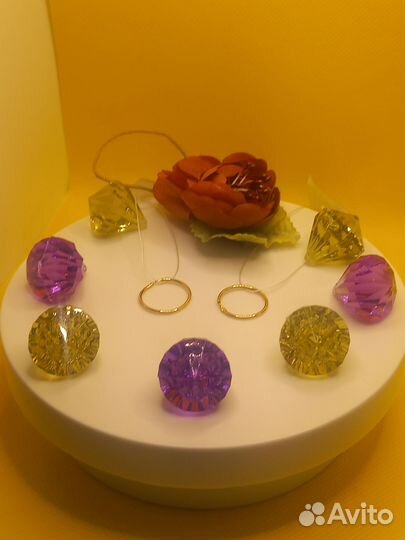 Серьги золотые