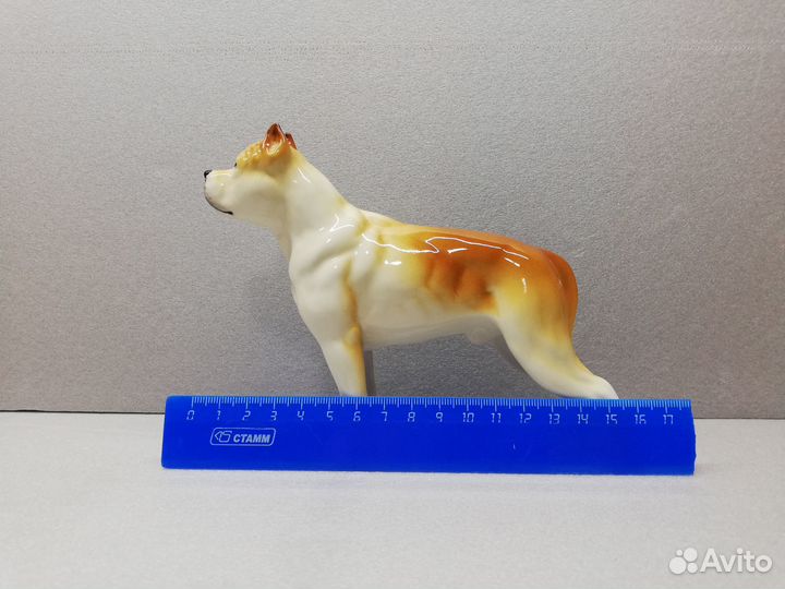 Фигурка стаф. Терьер фарфор