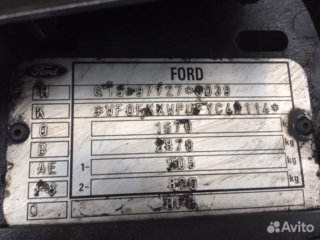 Разбор на запчасти Ford Focus 1 1998-2004