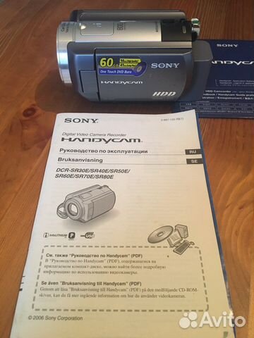 Видеокамера sony DCR-SR80