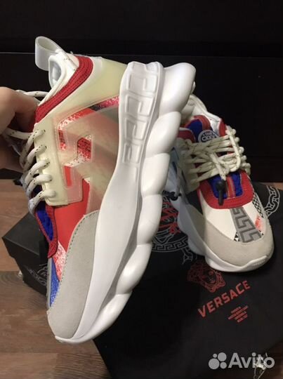 Кроссовки versace chain reaction