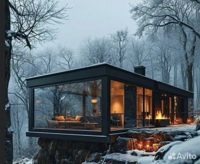 Модульный дом из морского контейнера