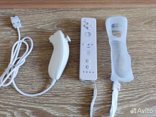 Wii Controller+Wii Nunchuk+чехол