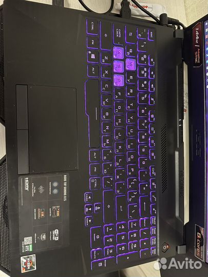 Игровой монстр Asus rtx3060 6 gb и Ryzen 7 5800h