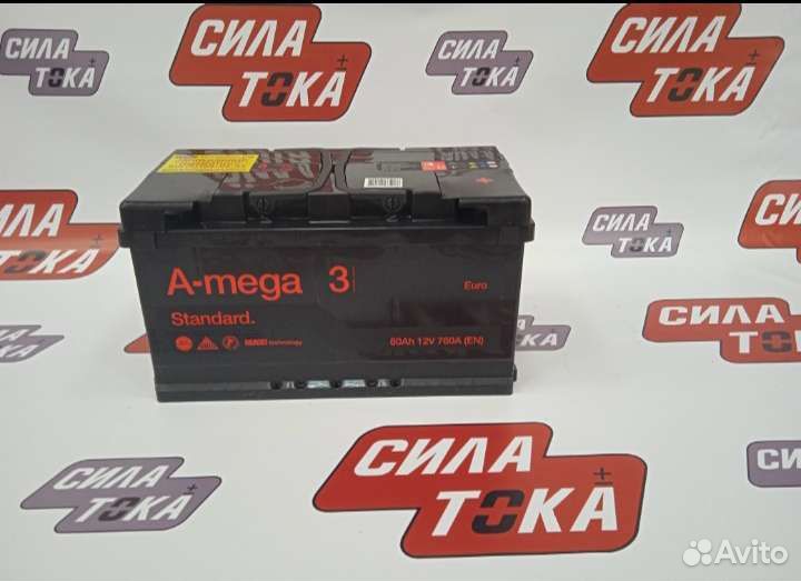 Аккумулятор на автомобиль A-mega 3 80ah