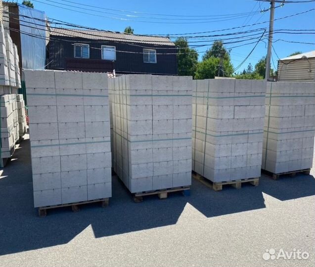 Пеплоблок М35 390х190х190