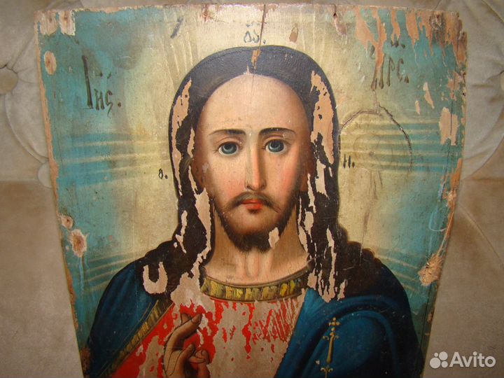 Икона Господь Вседержитель 19 век