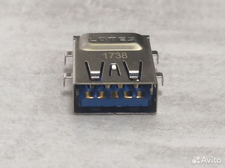 Разъем USB 3.0 синий Acer AN515-43 AN515-55