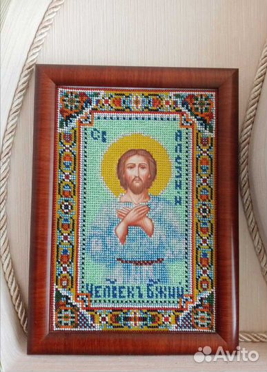 Икона из бисера