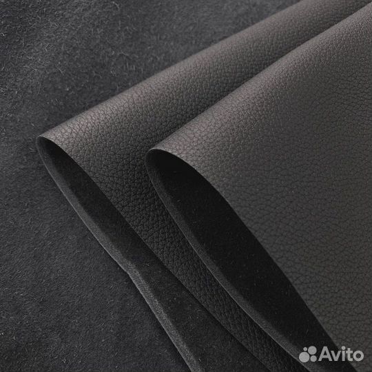 Кожа телёнка Veau Crispe Togo, цвет чёрный