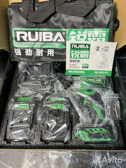 Профессиональный шуруповерт ruiba 2101t