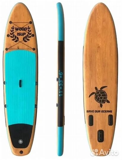 Сап доска Sup board tourus 11.0 wood blue