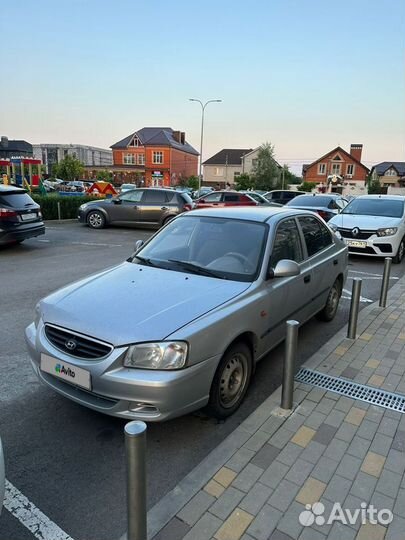 Hyundai Accent 1.5 МТ, 2007, 190 000 км