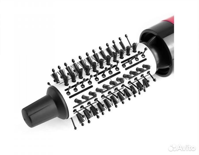 Фен-щетка Galaxy line GL4406, 1200 Вт, черный, роз