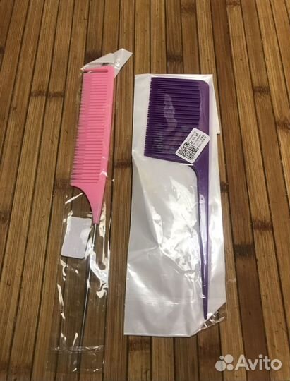 Расческа и шпатель для мелирования