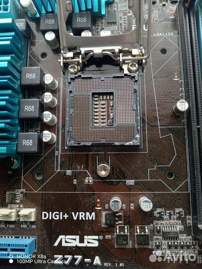 Материнская плата 1155 Asus z77-A