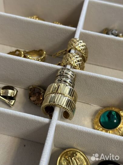 Винтажные клипсы кольца