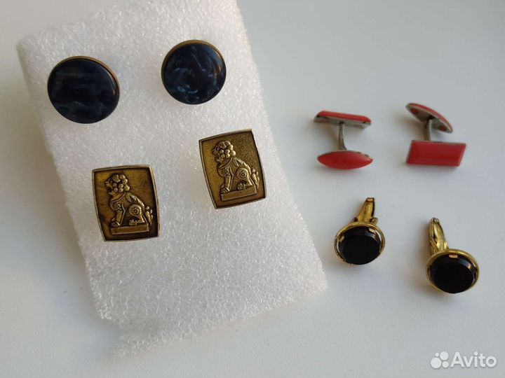 Запонки СССР набор