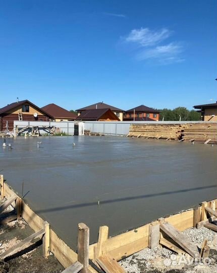 Фундамент всех видов отмостки заезды площадки