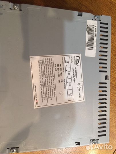 Штатная магнитола на Santa-fe 2018