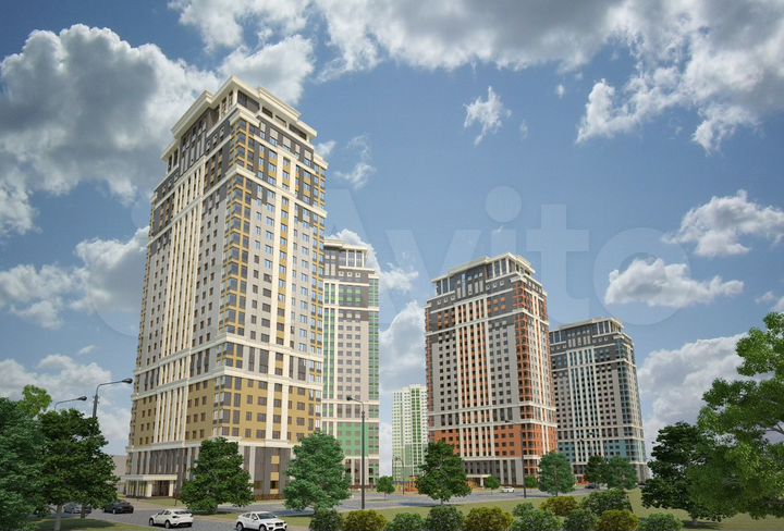 2-к. квартира, 48,6 м², 12/26 эт.