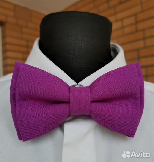 Галстуки бабочки сиреневые, фиолетовые