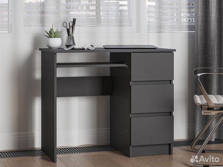 Стол компьютерный новый Мори правый мс-6 графит