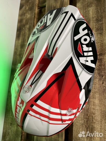 Внедорожный шлем Airoh Wraap Red