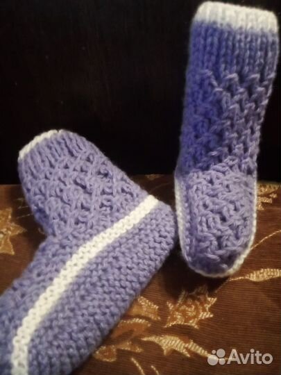 Носки вязаные ручной работы женские