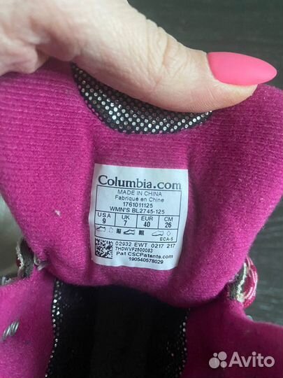 Сапоги зимние Columbia женские новые