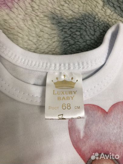 Боди для девочки 68